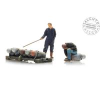 Artitec 5870056 Ensemble De 2 Personnages Avec Bouteilles Échelle 1:87 H0