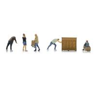 ARTITEC 5870099 Déménagements De Case 5 Caractères + Accessoires Échelle Ho 1:87