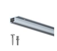 Artiteq - Cimaise Plafond Top Rail 200 cm + vis et Chevilles - Cimaise Tableau pour Plafond Artiteq Aluminium anodisé, A l'unité