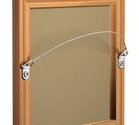 Artiteq - Set accrochage câble tendu pour dos de tableau - Accrochage Tableau Artiteq