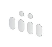 Artiviana Jeu de tampons amortisseurs de rechange d’abattant WC, T0516WH,