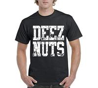 Artix Deez Nuts Mens T Shirt Tee Black Manches Courtes(Large)