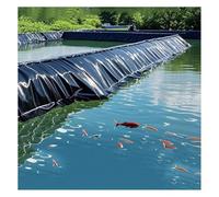 Artiz Bâches De Bassin en PEHD pour Bassins Extérieurs, Épaisseur 0,4 Mm, Facile À Découper, pour Bassins À Poissons, Film Imperméable Et Résistant Aux Perforations(6x15m)