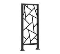 Artiz Balustres D'escalier, Kit De Garde-Corps en Métal, Barreaux De Garde-Corps Faciles À Installer, Balustres Modernes Et Simples pour L'intérieur Et L'extérieur.(Black-Platform,3PCS)