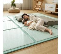 Artiz Matelas De Sol Japonais Pliable, Tapis Tatami À Effet Rafraîchissant, Garnissage en Mousse Haute Densité, pour Le Sol, Le Yoga, La Salle De Thé Ou Les Jeux Au Sol.