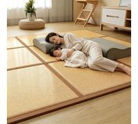 Artiz Matelas De Sol Japonais Pliable, Tapis Tatami À Effet Rafraîchissant, Garnissage en Mousse Haute Densité, pour Le Sol, Le Yoga, La Salle De Thé Ou Les Jeux Au Sol.