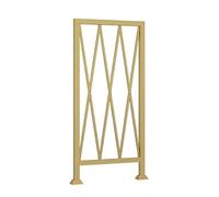Artiz Rampe D'escalier en U, Rampe Décorative Polyvalente, Antidérapante Et Sécurisée, pour Escaliers Intérieurs, Vérandas, Terrasses, Lofts, Couloirs(Gold-Platform,14PCS)