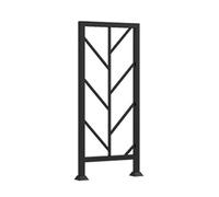 Artiz Rampe D'escalier en U, Rampe Décorative Polyvalente, Rampe De Sécurité Antidérapante, pour Escaliers Intérieurs, Vérandas, Lofts, Couloirs, Etc.(Black-Platform,9PCS)