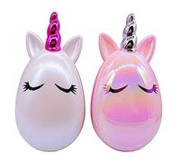 Artkingdome 1 paire de peignes licorne mignons pour tout-petits - Brosse à cheveux démêlante antistatique douce pour enfants - Brosse à cheveux bouclés, raides et secs - Cadeau 2022