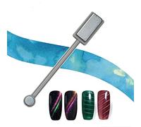 Artlalic Baguette magnétique à double tête pour vernis gel œil de chat 3D Magic Nail Art Outil de manucure