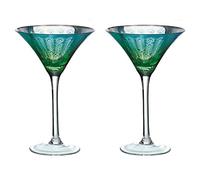 Artland Service de 2 Verres à Martini Peacock