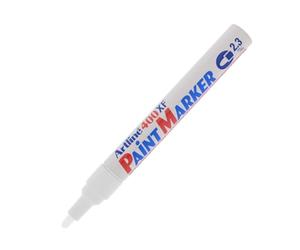 Artline 48967 Paint Marker 440 Marqueur pointe moyenne conique encre permanente pigmentée base d'huile 2,3 mm Blanc