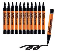 artline 95025 Marqueur permanent pour ciment et briques, noir, pointe ronde 1,5 mm