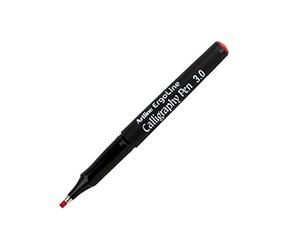 Artline Calligraphy Stylo feutre avec clip Rouge 3 mm