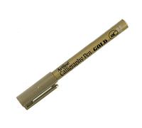 Artline 46167 Marqueur pointe fine économique 1,2 mm permanent tous supports corps métal encre pigmentée résiste eau 1,2 mm Or Assorties