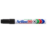 Artline Ek90 Marqueur permanent rechargeable à pointe biseautée - 5mm - Noir