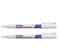 Artline Marqueurs permanents en tissu blanc pour vêtements (2 marqueurs)