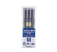 Artline Overhead Projection 804 Marqueur à base d'eau Pointe ogive moyennee 1,0 mm Noir/bleu/rouge/vert Lot de 4 (Import Royaume Uni)