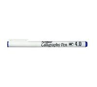 Artline Stylo de calligraphie Bleu 4 mm