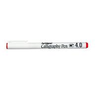 Artline Stylo de calligraphie Rouge 4 mm