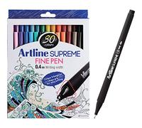 Artline 'Supreme fine Stylo' Fineliner stylos 0,4 mm - vives Couleurs vives pour dessin technique - Lot
