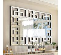 Artloge Grand Miroir Mural Décoration Salon: Miroir Déco Murale Rectangulaire 100x70cm pour Chambre - Miroir Décoratif pour Salle de Bain Maison Entrée