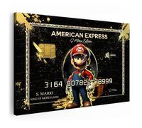 Artmazing Mario Amex Tableau multicolore - Images S-Art - Mario Amex moderne - Toile XXL pour salon - Décoration murale XXL - Image sur toile XXL - Poster coloré pour mur