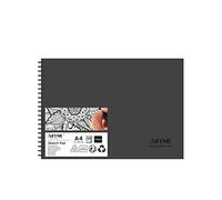ARTME A4 paysage bloc à dessin 160 gsm 30 feuilles reliure spirale dessin