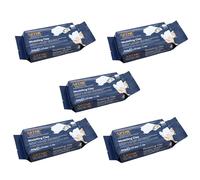 ARTME Pâte à modeler autodurcissante blanche 2500g(500g x 5) - Argile à modeler pour les arts et les loisirs créatifs - Séchage à l'air libre, emballage individuel