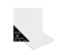Artnapi Lot de 3 toiles à peindre - 24 x 30 cm - Toile blanche vierge en 100 % coton - Apprêtée - Grammage 280 g/m² - Ensemble de toiles parfait pour les adultes, les artistes et les enfants
