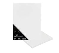 Artnapi Lot de 3 toiles à peindre 40 x 50 cm | Toile blanche vierge en 100 % coton | Apprêté, grammage 280 g/m² | Ensemble de toiles parfait pour les adultes, les artistes et les enfants