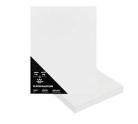 Artnapi Lot de 6 toiles à peindre - 40 x 50 cm - Toile blanche vide en 100 % coton - Grammage 280 g/m² - Ensemble de toiles parfaites pour adultes, artistes et enfants