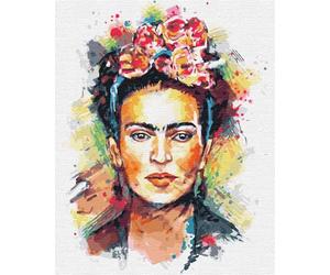 Artnapi Peinture par numéros pour adultes avec cadre | DIY peint à la main | Découpage Frida Kahlo | Kit pour débutants et adultes | Ensemble comprenant des peintures acryliques et pinceaux | Toile de