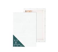 Artnapi Toile sur châssis | Toile à peindre 30 x 40 cm | Toile blanche vierge en 100 % coton | Triple apprêt | Grammage 280 g/m² | Kit pour adultes, artistes et enfants