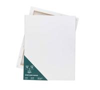 Artnapi Toile sur châssis | Toile à peindre 40 x 50 cm | Toile blanche vierge en 100 % coton | Triple apprêt | Grammage 280 g/m² | Kit pour adultes, artistes et enfants