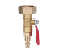 ARTOCT Adaptateur Rapide d'hivernage en Laiton, Connecteur 1/4 Po | Sans plomb, Structure durable, Filetage standard, Pour camping-car, Facile à installer
