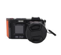 ARTOCT Appareil photo numérique 4 K 70 MP Zoom 50X Auto Focus Grand Angle F1.8 DSLR Camera avec double écran flash pour voyage (Noir)
