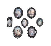 ARTOCT Cadres Photo Dollhouse pour Poupées de 6 à 12 Pouces (Noire)