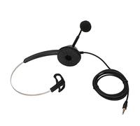 ARTOCT Casque Téléphonique à Oreille Unique avec Réduction du Bruit | Conception confortable, matériau durable, compatibilité 3,5 mm, idéal pour les bureaux, voix claire, coussinets d\'oreille