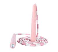 ARTOCT Corde à Sauter, Corde à Sauter perlée Douce, Corde à Sauter perlée Douce segmentée sans enchevêtrement, Corde à Sauter de Fitness à Longueur réglable pour Enfants Adultes