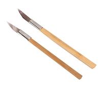 ARTOCT Ensemble de Couteaux en Agate, Outils à Manche en Bois Durables