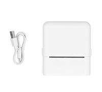 ARTOCT Imprimante D'étiquettes Thermique, Mini-imprimante D'étiquettes Portable BT 203 Dpi pour Petites Entreprises avec Date, Ingrédients et Noms (Blanc)