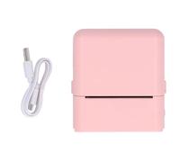 ARTOCT Imprimante D'étiquettes Thermique, Mini-imprimante D'étiquettes Portable BT 203 Dpi pour Petites Entreprises avec Date, Ingrédients et Noms (Rose)
