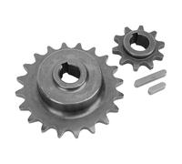 ARTOCT Kit de Pignon de Chaîne 420, Remplacement 10T et 20T | Construction en alliage d\'acier, diamètre d\'arbre de 5/8 pouces, compatible avec les chaînes 40, 41, 420
