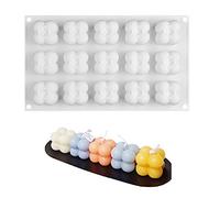 ARTOCT Moule en Silicone 3D Mini Bulle Cube Boule pour DIY Chocolat Bougie Artisanat Ornements Fondant Parfumée Savon Fait Main