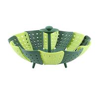 ARTOCT Panier à Vapeur Pliable 2 Pièces, Plastique PP Résistant aux Hautes Températures avec Poignée Centrale pour la Cuisson des Légumes et des Fruits