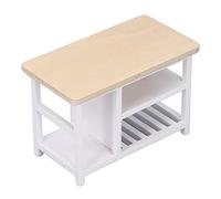ARTOCT Table de Rangement pour Maison de Poupée, Bois de Hêtre 1:12 | Meubles miniatures, matériau écologique, parfaits pour la cuisine de la maison de poupée