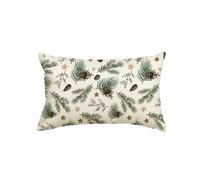 Artoid Mode Housse de coussin décorative en forme de pomme de pin et étoile pour Noël, 30x50 cm - Housse de coussin de Noël pour canapé et salon