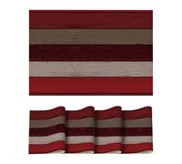 Artoid Mode Lot de 4 sets de table en PVC - Rouge - 30 x 45 cm - Résistants aux taches et à la chaleur - Décoration de cuisine