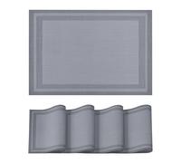 Artoid Mode Lot de 4 sets de table en vinyle et PVC - Lavables - Résistants aux taches et à la chaleur - 30 x 45 cm - Pour l'intérieur et la cuisine